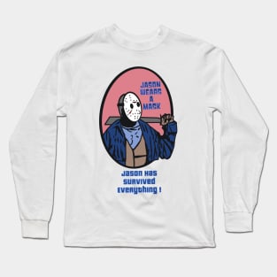 Jason Wears A Mask Long Sleeve T-Shirt